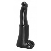 Vibrátor, dildó, műpénisz - Dildók (nem rezgő): AnimHole Bull - bika pénisz dildó - 25 cm (fekete) termék fotó, kép