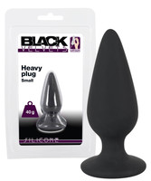 Popsi szex, anál szex - Dildó, vibrátor, butt-plug: Black Velvet Heavy - 40g-os anál dildó (fekete) termék fotó, kép