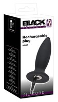 Popsi szex, anál szex - Dildó, vibrátor, butt-plug: Black Velvet S - akkus, kezdő anál vibrátor - kicsi (fekete) termék fotó, kép