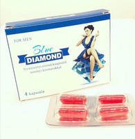 Férfi kellékek - Férfi potencia: Blue Diamond For Men - természetes étrend-kiegészítő növényi kivonatokkal (4 db) termék fotó, kép