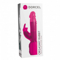 Vibrátor, dildó, műpénisz - Vagina és klitorisz vibrátor: Dorcel Orgasmic Rabbit - csiklókaros vibrátor (pink) termék fotó, kép