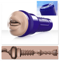 Kielégítő eszközök - Fleshlight termékek: Fleshlight Boost Blow - élethű száj maszturbátor (natúr) termék fotó, kép