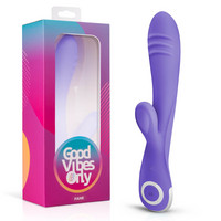 Vibrátor, dildó, műpénisz - Vagina és klitorisz vibrátor: Good Vibes Only Fane Rabbit - akkus csiklókaros vibrátor (lila) termék fotó, kép