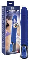 Vibrátor, dildó, műpénisz - Vibrátorok (rezgő vibrátor): Hammer lökő vibrátor - kék termék fotó, kép