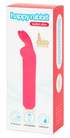 Vibrátor, dildó, műpénisz - Klitorisz izgatók: Happyrabbit Bullet - akkus, nyuszis rúdvibrátor (pink) termék fotó, kép
