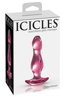 Popsi szex, anál szex - Dildó, vibrátor, butt-plug: Icicles No. 73 - péniszes anál dildó (pink) termék fotó, kép