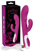 Vibrátor, dildó, műpénisz - Vagina és klitorisz vibrátor: Javida - Akkus, melegítős csiklóizgatós vibrátor (szeder) termék fotó, kép