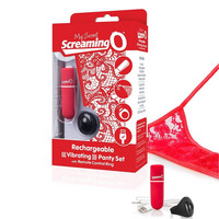 Vibrátor, dildó, műpénisz - Mini vibrátor (rezgő): MySecret Screaming Panty - akkus, rádiós vibrációs tanga (piros) termék fotó, kép