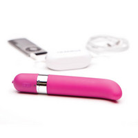 Vibrátor, dildó, műpénisz - G-pont vibrátor: OHMIBOD Freestyle G - rádiós,  zenei vezérlésű G-pont vibrátor (pink) termék fotó, kép