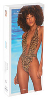 Fehérnemű, Jelmez, Ruha - Body, babydoll, neglizsé: Obsessive Cancunella - mélyen dekoltált trikini - leopárd (S-L) termék fotó, kép