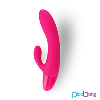 Vibrátor, dildó, műpénisz - Vagina és klitorisz vibrátor: Picobong Kaya - csiklókaros vibrátor (pink) termék fotó, kép