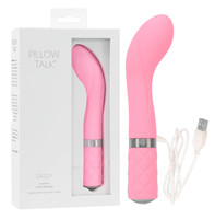 Vibrátor, dildó, műpénisz - G-pont vibrátor: Pillow Talk Sassy - akkus G-pont vibrátor (pink) termék fotó, kép