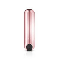 Vibrátor, dildó, műpénisz - Mini vibrátor (rezgő): Rosy Gold Bullet - akkus, mini rúdvibrátor (rosegold) termék fotó, kép