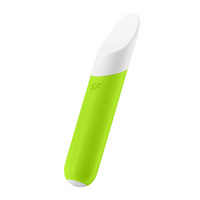 Vibrátor, dildó, műpénisz - Mini vibrátor (rezgő): Satisfyer Ultra Power Bullet 7 - akkus, vízálló csikló vibrátor (zöld) termék fotó, kép