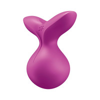 Vibrátor, dildó, műpénisz - Klitorisz izgatók: Satisfyer Viva la Vulva 3 - akkus, vízálló csiklóvibrátor (viola) termék fotó, kép