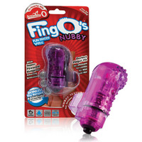 Vibrátor, dildó, műpénisz - Klitorisz izgatók: Screaming O Fingo’s Nubby – ujjvibrátor (lila) termék fotó, kép