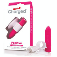 Vibrátor, dildó, műpénisz - Mini vibrátor (rezgő): Screaming Positive - akkus rúdvibrátor (pink) termék fotó, kép