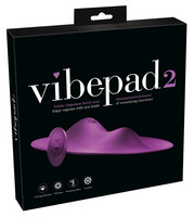 Vibrátor, dildó, műpénisz - Vibrátorok (rezgő vibrátor): VibePad 2 - akkus, rádiós, nyaló párna vibrátor (lila) termék fotó, kép