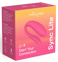 Vibrátor, dildó, műpénisz - Vibrátorok (rezgő vibrátor): We-Vibe Sync Lite - okos, akkus, rádiós párvibrátor (pink) termék fotó, kép