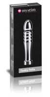 Bondage, Kötözés, S/M - Elektro szex: mystim Funky Fella - bordás elektro dildó termék fotó, kép