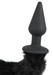 Bad Kitty - anál kúp cicafarokkal (fekete) kép