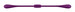 Jimmyjane Ascend 7 - akkus, vízálló dupla vibrátor (lila) kép