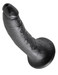 King Cock 7 dildó (17,8 cm) - fekete kép
