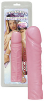 Vibrátor, dildó, műpénisz - Dildók (nem rezgő): Rugalmas dildó - pink termék fotó, kép