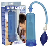 Férfi kellékek - Péniszpumpa: Bang Bang erekciópumpa - kék termék fotó, kép
