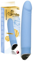 Vibrátor, dildó, műpénisz - Vibrátorok (rezgő vibrátor): SMILE Happy - 7 fokozatú vibrátor (kék) termék fotó, kép