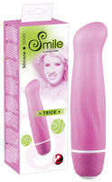 Vibrátor, dildó, műpénisz - G-pont vibrátor: SMILE Trick - mini G-pont vibrátor (rózsaszín) termék fotó, kép