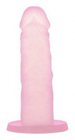 Vibrátor, dildó, műpénisz - Dildók (nem rezgő): Addiction Coctails - talpas, szilikon dildó (pink) termék fotó, kép