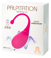 Vibrátor, dildó, műpénisz - Kéjgolyók, tojás vibrátorok: Adrien Lastic Palpitation - okos, akkus vibrációs tojás (pink) termék fotó, kép
