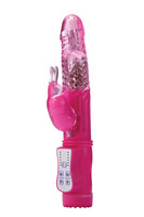 Vibrátor, dildó, műpénisz - Vagina és klitorisz vibrátor: All Time Favorites - csiklókaros, forgó vibrátor (pink) termék fotó, kép