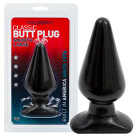 Popsi szex, anál szex - Dildó, vibrátor, butt-plug: Amerikai anál dildó - classic, nagy (fekete) termék fotó, kép