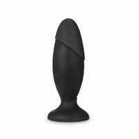 Popsi szex, anál szex - Dildó, vibrátor, butt-plug: Anal Adventures Platinum Rocket Plug - anál dildó (fekete) termék fotó, kép