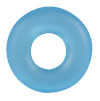 Férfi kellékek - Péniszgyűrű, heregyűrű: Áttetsző erekciógyűrű - jégkék termék fotó, kép