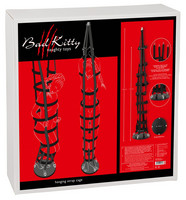 Bondage, Kötözés, S/M - Kötözés: Bad Kitty - felfüggeszthető pántos ketrec (fekete) termék fotó, kép