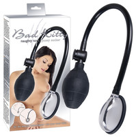 Női kellékek - Mell- és klitorisz pumpák, izgatók: Bad Kitty - szeméremszívó (fekete) termék fotó, kép