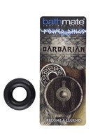 Férfi kellékek - Péniszgyűrű, heregyűrű: BathMate - Barbarian szilikon erekciógyűrű (fekete) termék fotó, kép