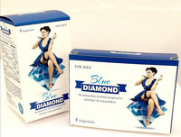 Férfi kellékek - Férfi potencia: Blue Diamond For Men - természetes étrend-kiegészítő növényi kivonatokkal (8 db) termék fotó, kép