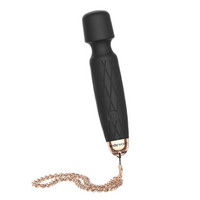 Vibrátor, dildó, műpénisz - Vibrátorok (rezgő vibrátor): Bodywand Luxe - akkus, mini masszírozó vibrátor (fekete) termék fotó, kép