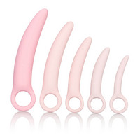Vibrátor, dildó, műpénisz - Dildók (nem rezgő): CalExotics Inspire - szilikon vagina tágító szett (pink) termék fotó, kép