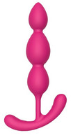 Popsi szex, anál szex - Dildó, vibrátor, butt-plug: Cheeky Love - gyöngyös anál dildó (pink) termék fotó, kép
