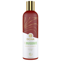 Előjáték, kellékek - Síkosító, masszázs olaj: Dona Reinvigorate -  vegán masszázsolaj (kókusz-lime) - 120 ml termék fotó, kép