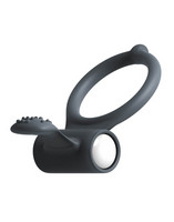 Férfi kellékek - Péniszgyűrű, heregyűrű: Dorcel Power Clit - vibrációs péniszgyűrű (fekete) termék fotó, kép