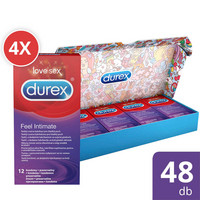Előjáték, kellékek - Óvszerek: Durex Feel Intimate - vékonyfalú óvszer csomag (4 x 12 db) termék fotó, kép