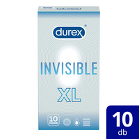 Előjáték, kellékek - Óvszerek: Durex Invisible XL - extra nagy óvszer (10 db) termék fotó, kép
