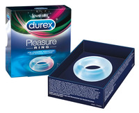 Férfi kellékek - Péniszgyűrű, heregyűrű: Durex Pleasure Ring - péniszgyűrű (áttetsző) termék fotó, kép