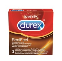 Előjáték, kellékek - Óvszerek: Durex Real Feel - latexmentes óvszer (3 db) termék fotó, kép